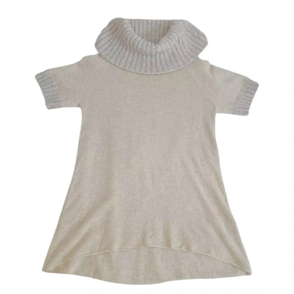 Alice + Olivia Cream Cowl Neck Sweater